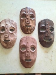 Маска настенная, гипс. 0