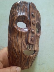 Маска настенная, гипс. 1